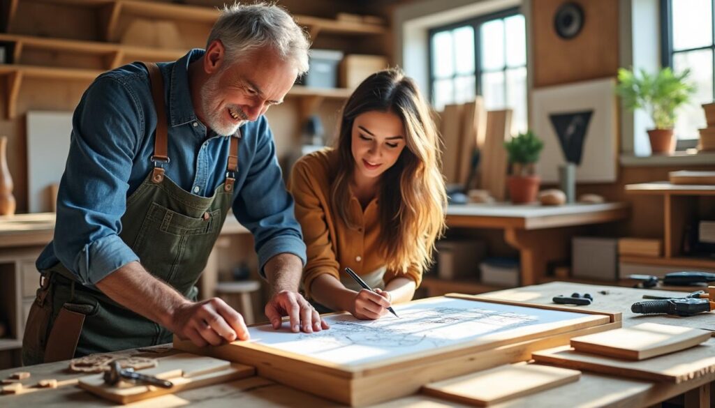 vous souhaitez une bibliothèque sur mesure ? découvrez qui contacter entre un menuisier ou un agenceur pour concrétiser votre projet d’aménagement intérieur personnalisé.