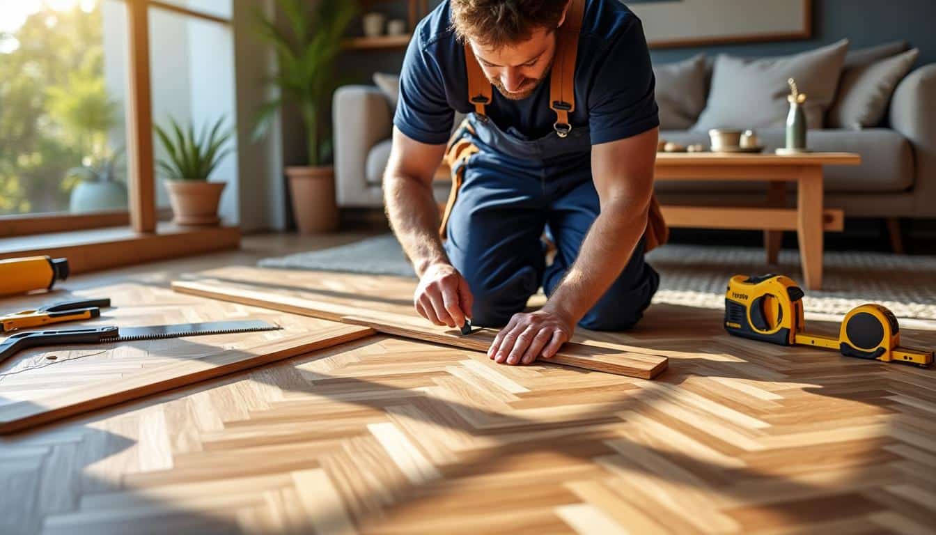 d&eacute;couvrez le co&ucirc;t r&eacute;el d'une pose de parquet en chevrons, ainsi que le savoir-faire et les comp&eacute;tences n&eacute;cessaires pour r&eacute;ussir ce type de parquet &eacute;l&eacute;gant et tendance.