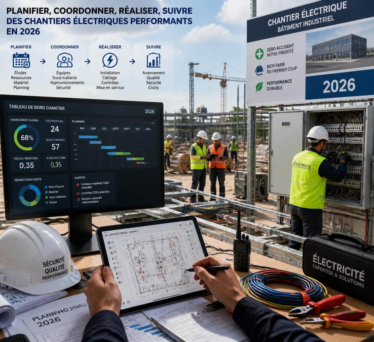d&eacute;couvrez nos conseils pratiques pour &eacute;viter les surco&ucirc;ts sur un chantier &eacute;lectrique et ma&icirc;triser votre budget efficacement.