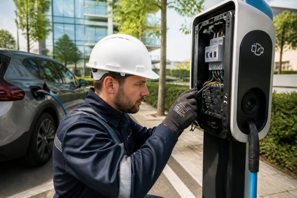 découvrez pourquoi faire appel à un électricien spécialisé dans les bornes de recharge est essentiel pour garantir une installation sûre, efficace et conforme aux normes.
