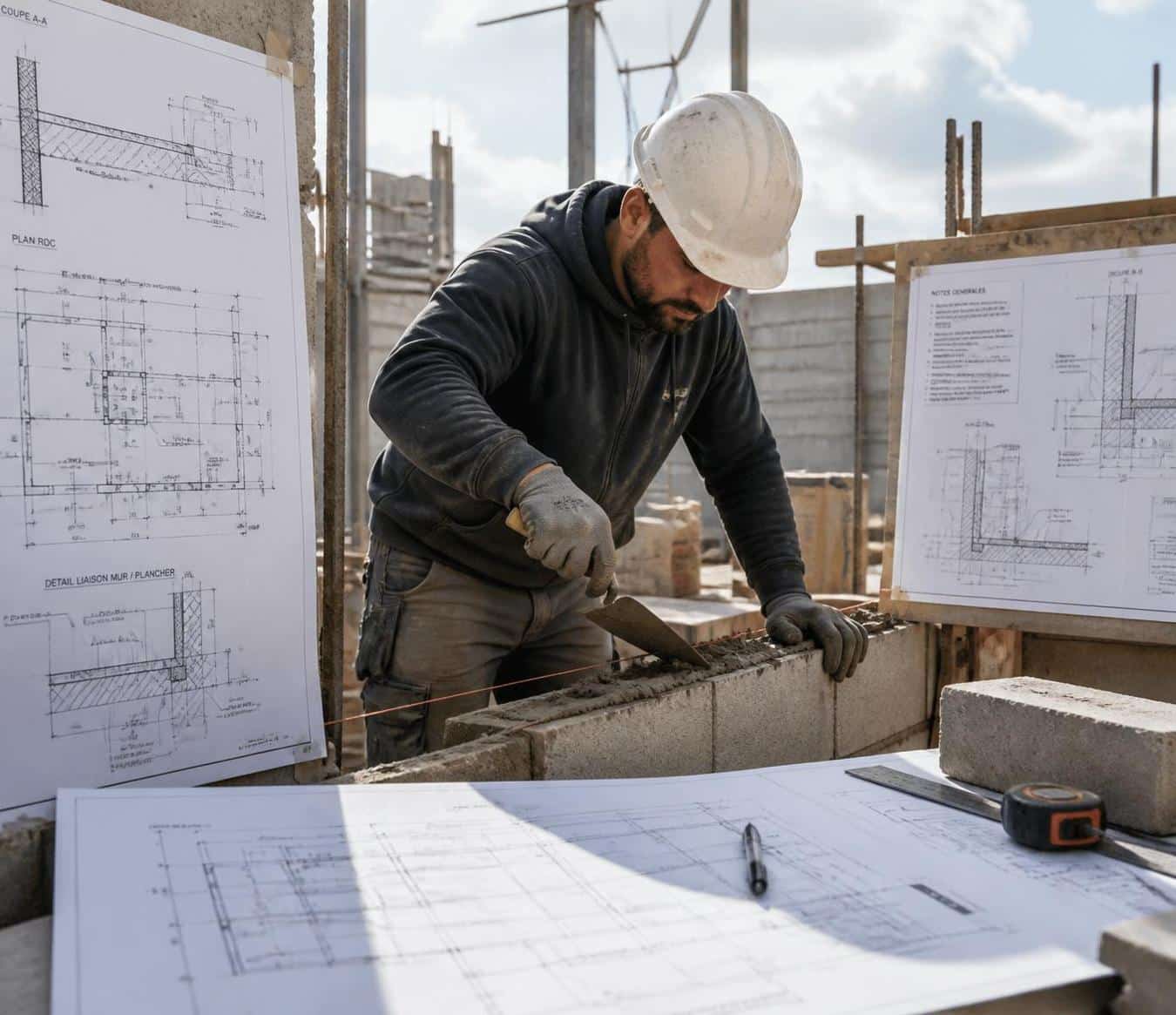 d&eacute;couvrez pourquoi et quand un ma&ccedil;on doit collaborer avec un bureau d&rsquo;&eacute;tudes pour assurer la r&eacute;ussite et la conformit&eacute; de ses travaux.