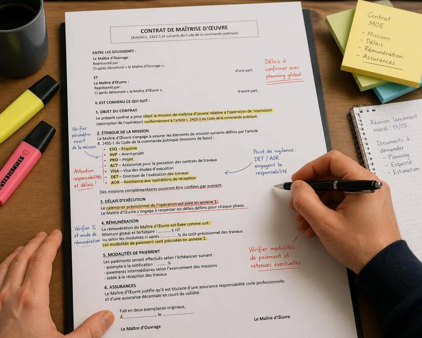 découvrez comment lire et comprendre facilement le contrat d’un maître d’œuvre pour sécuriser votre projet de construction et éviter les mauvaises surprises.