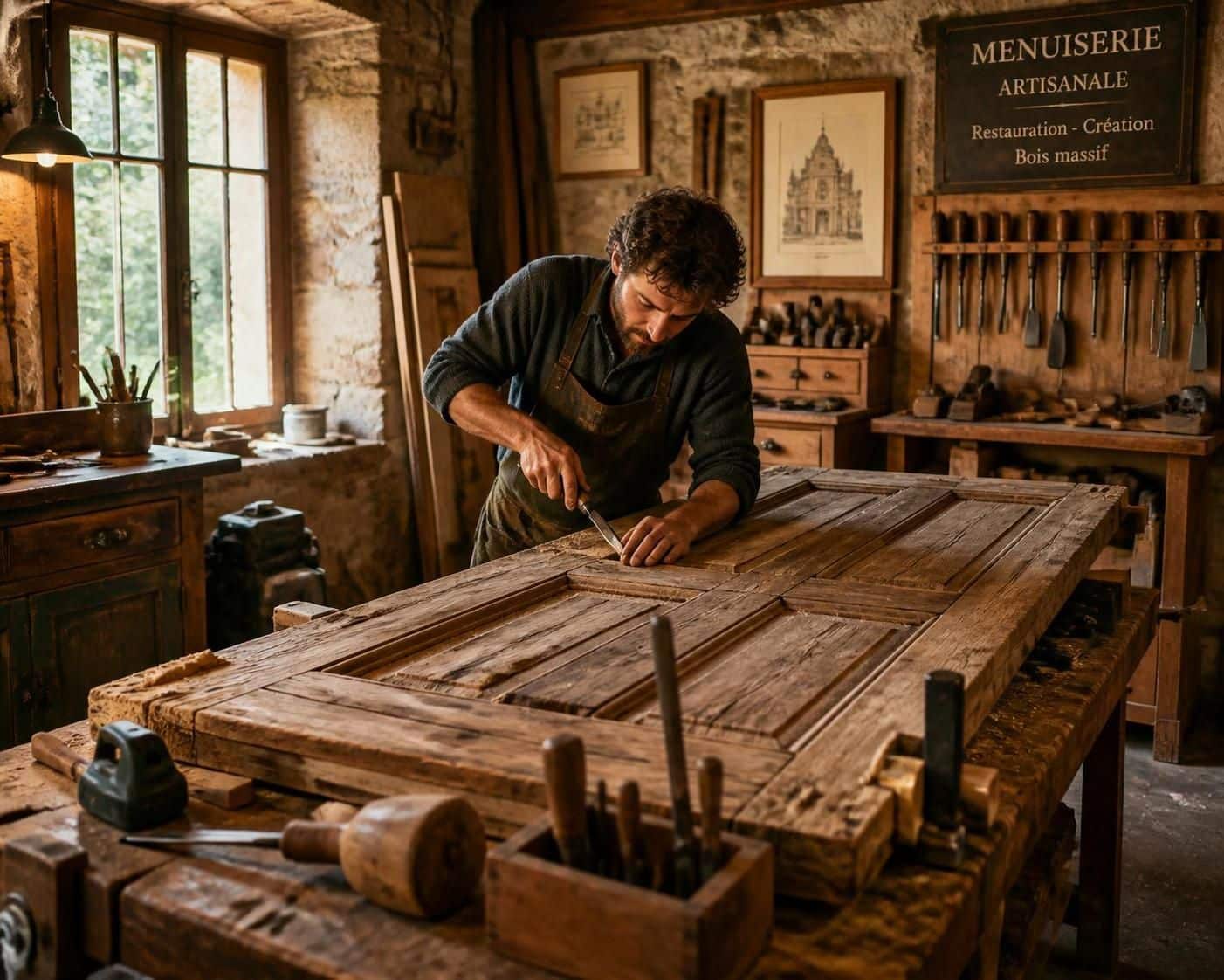 d&eacute;couvrez quand il est essentiel de faire appel &agrave; un menuisier pour restaurer une porte ancienne et redonner vie &agrave; vos boiseries avec savoir-faire et pr&eacute;cision.